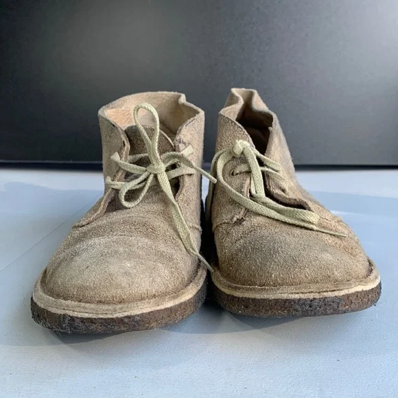 Clarks Originals Desert Boots Women’s Size 6 Sand Suede Casual Chukka Crepe Sole - Picture 9 of 14